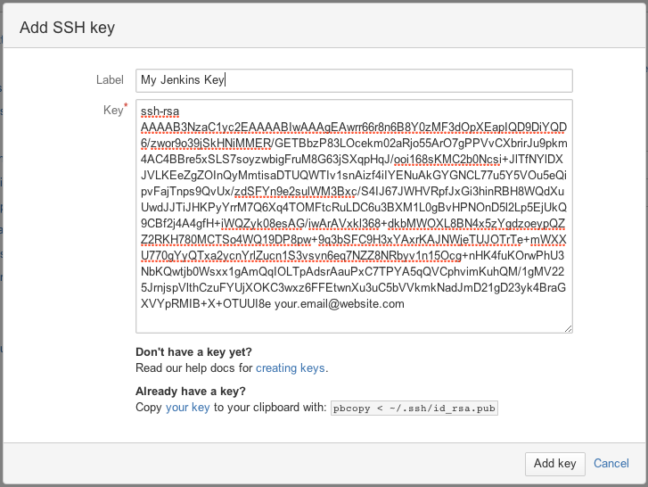 BitBucket SSH